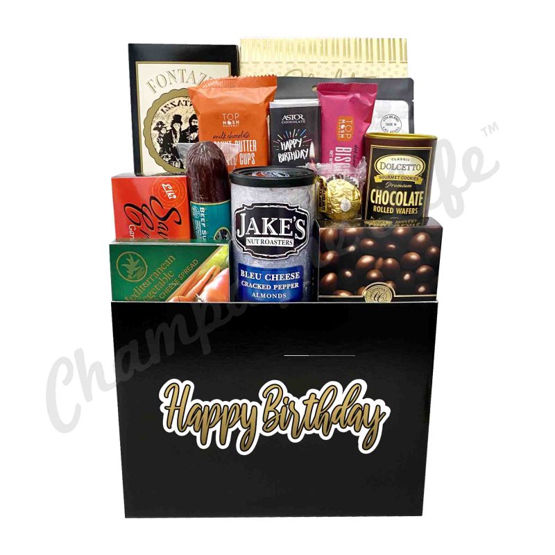 Champagne Life - Birthday Gourmet Gift Basket