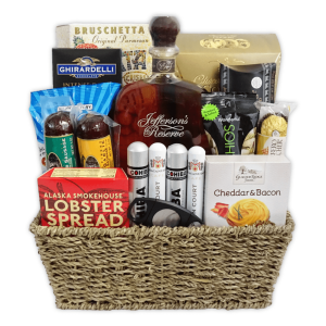 Champagne Life - Bourbon & Cigar Gift Basket