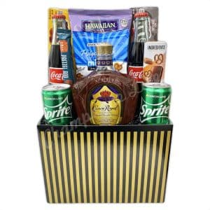 Champagne Life - Crown Royal Gift Basket