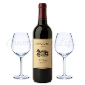 Champagne Life - Duckhorn Merlot Wine Toast Set