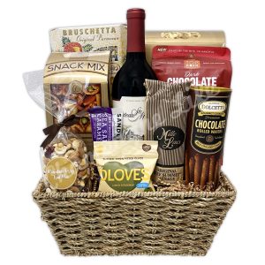 Champagne Life - Gourmet Goodies Wine Gift Basket