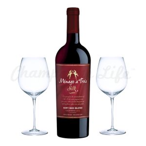 Champagne Life - Ménage Trois Silk Red Toast Set