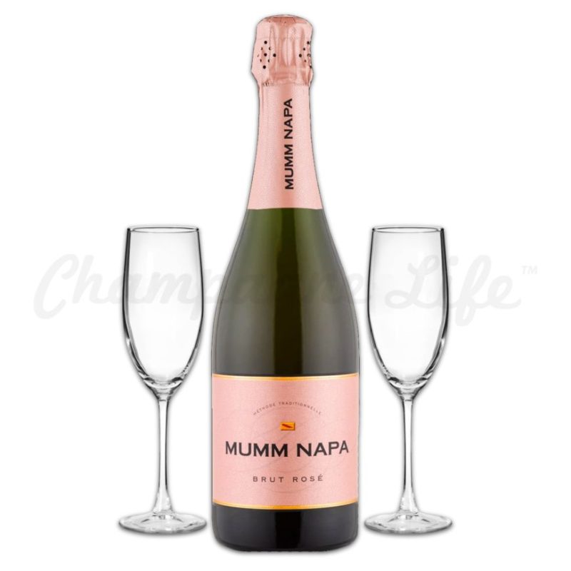 Champagne Life - Mumm Napa Brut Rose Toast Set