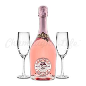 Champagne Life - Santa Margherita Brut Rose Toast Set