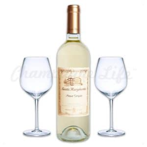 Champagne Life - Santa Margherita Pinot Gringo Wine Toast Set