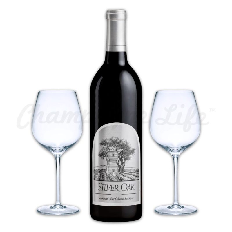 Champagne Life - Silver Oak Cabernet Sauvignon Wine Toast Set