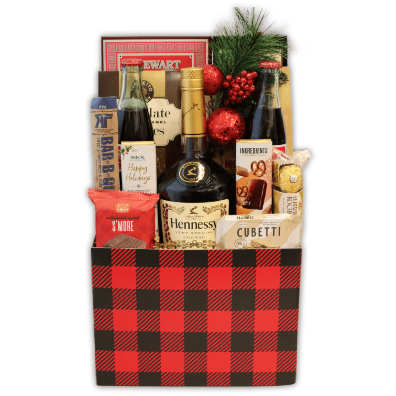 Holiday Hennessy Gift Basket