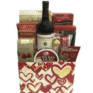 Valentine's Day Wine Basket