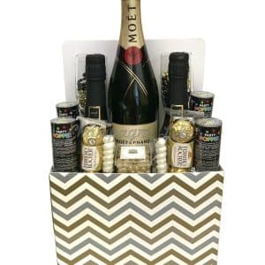 New Years Champagne Gift Basket