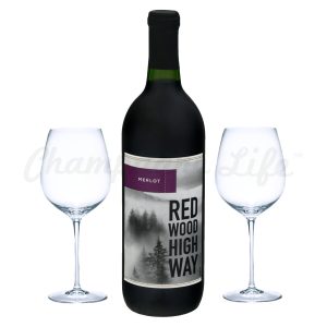 Champagne Life - Redwood Highway Merlot Toast Set